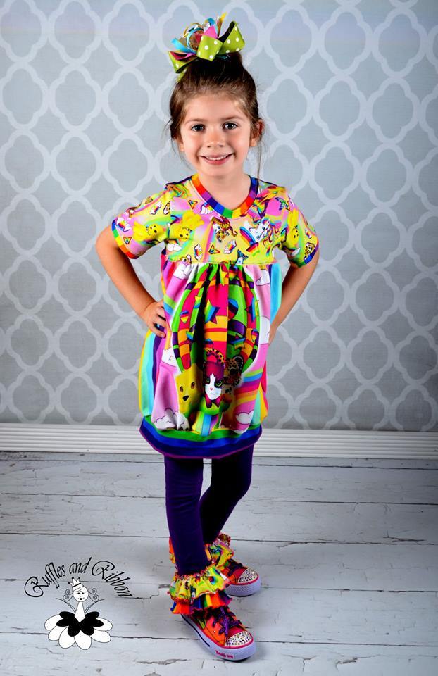 Girl's Tulip Tunic Pattern - Ellie and Mac, Digital (PDF) Sewing Patterns | USA, Canada, UK, Australia