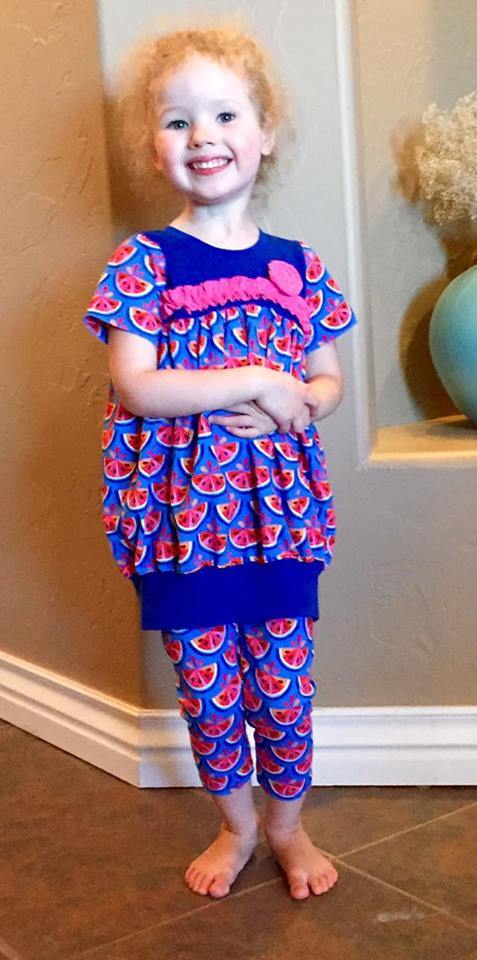 Girl's Tulip Tunic Pattern - Ellie and Mac, Digital (PDF) Sewing Patterns | USA, Canada, UK, Australia