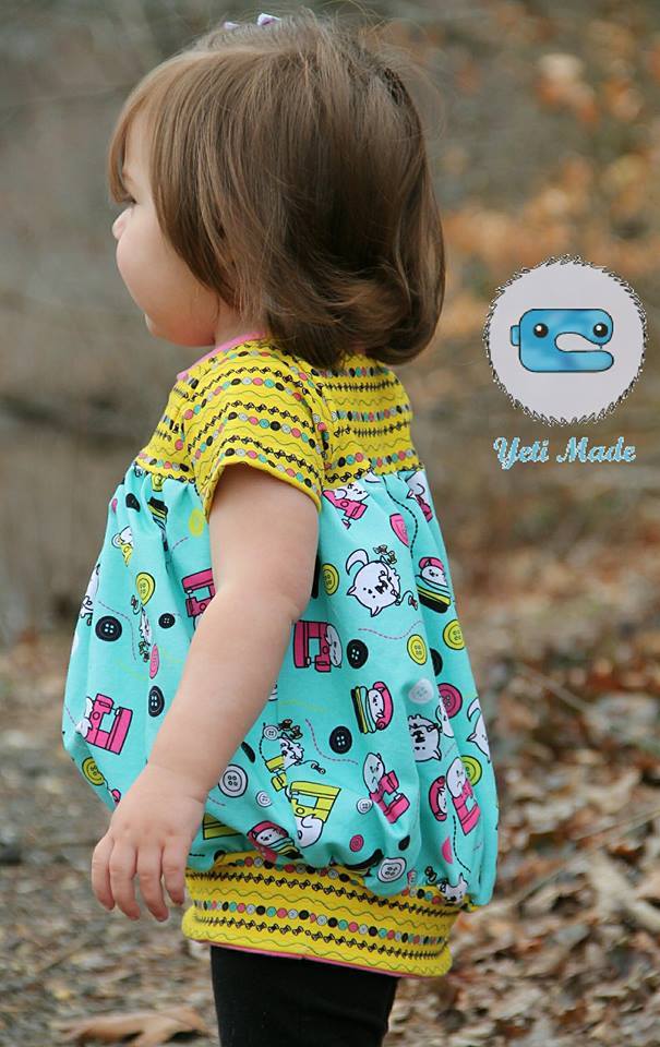 Girl's Tulip Tunic Pattern - Ellie and Mac, Digital (PDF) Sewing Patterns | USA, Canada, UK, Australia