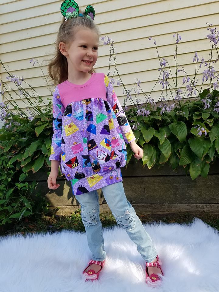 Girl's Tulip Tunic Pattern - Ellie and Mac, Digital (PDF) Sewing Patterns | USA, Canada, UK, Australia