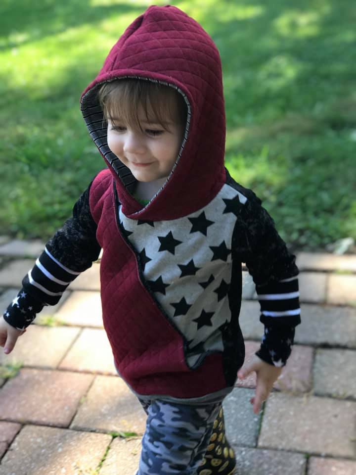 Kids Undercover Hoodie Sewing Pattern - Clearance Sale