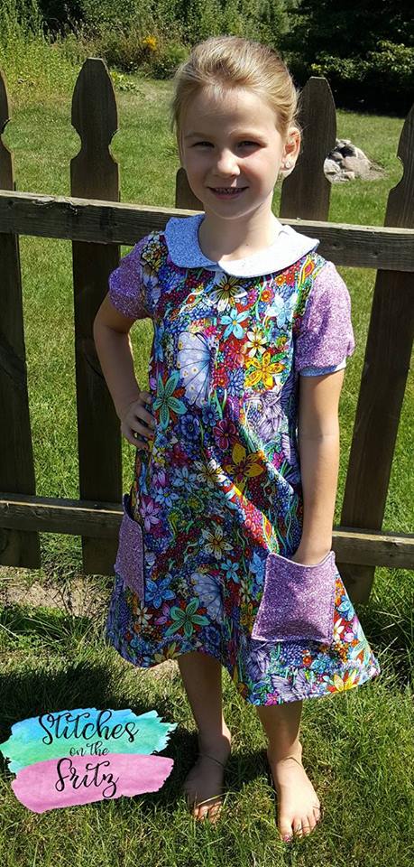 Valedictorian Dress Pattern Wacky - Ellie and Mac, Digital (PDF) Sewing Patterns | USA, Canada, UK, Australia