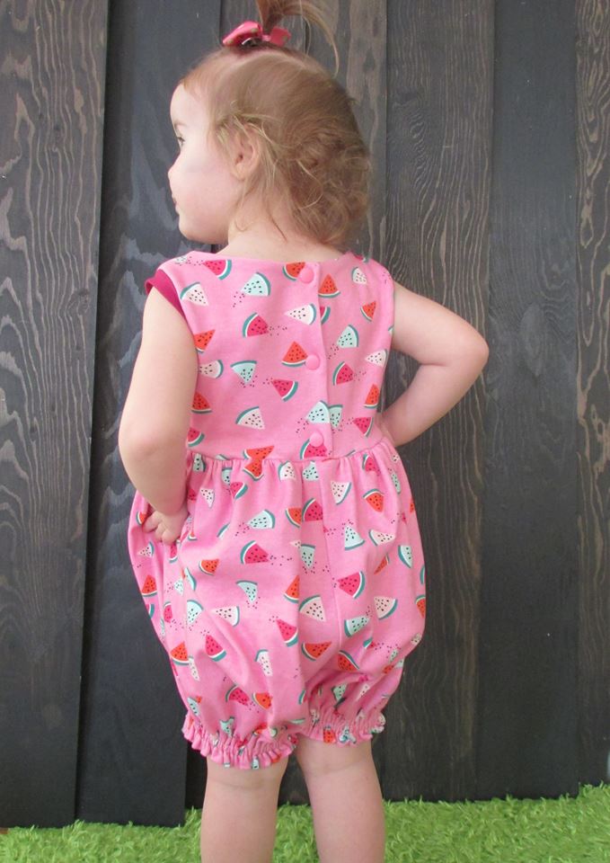 Girl's Whimsy Bubble Romper & Dress Pattern - Ellie and Mac, Digital (PDF) Sewing Patterns | USA, Canada, UK, Australia