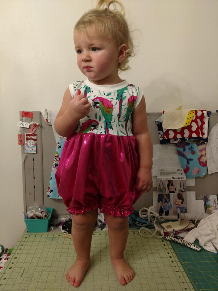 Girl's Whimsy Bubble Romper & Dress Pattern - Ellie and Mac, Digital (PDF) Sewing Patterns | USA, Canada, UK, Australia