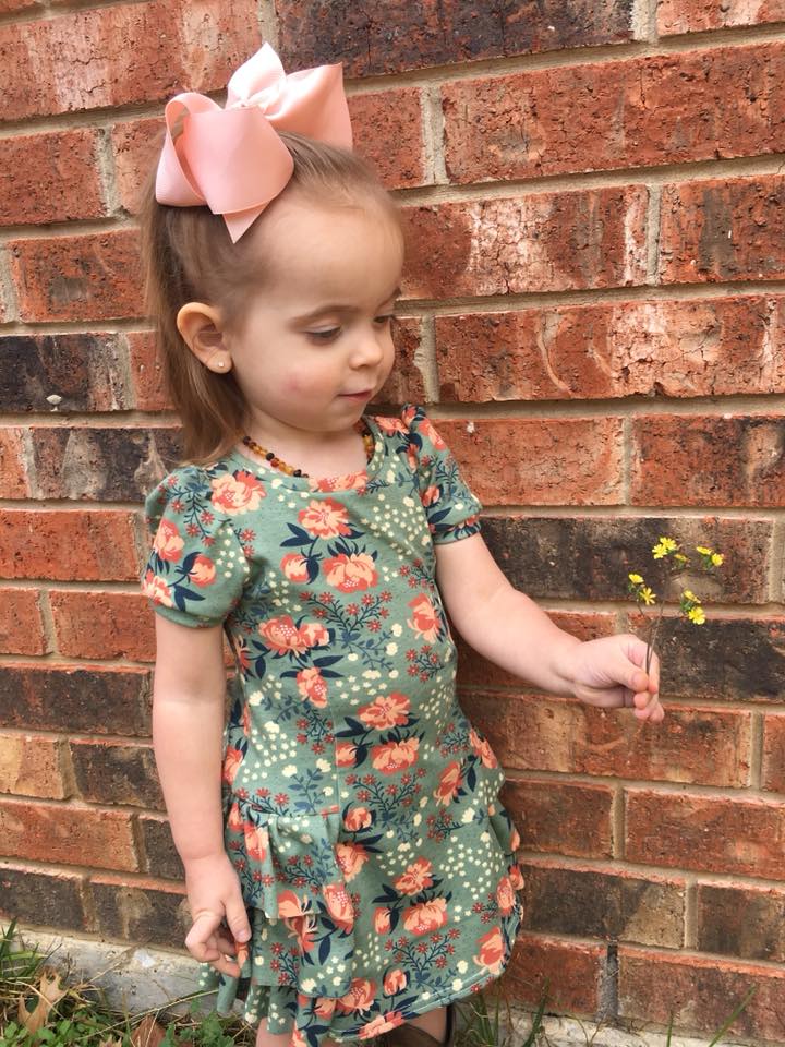 Girl's With Love Dress Pattern - Ellie and Mac, Digital (PDF) Sewing Patterns | USA, Canada, UK, Australia