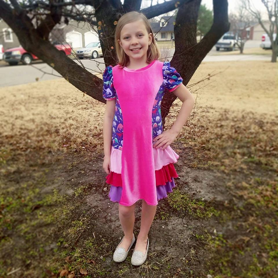 Girl's With Love Dress Pattern - Ellie and Mac, Digital (PDF) Sewing Patterns | USA, Canada, UK, Australia