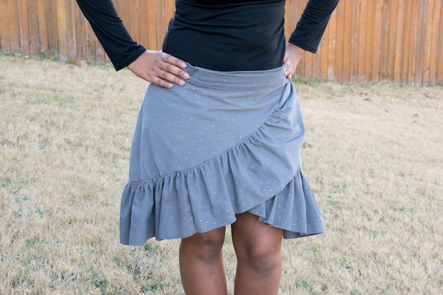 Women's Wrap Skirt Pattern - Ellie and Mac, Digital (PDF) Sewing Patterns | USA, Canada, UK, Australia