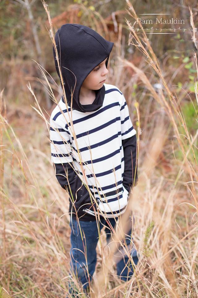 Boy's Zayne Hoodie Pattern - Ellie and Mac, Digital (PDF) Sewing Patterns | USA, Canada, UK, Australia