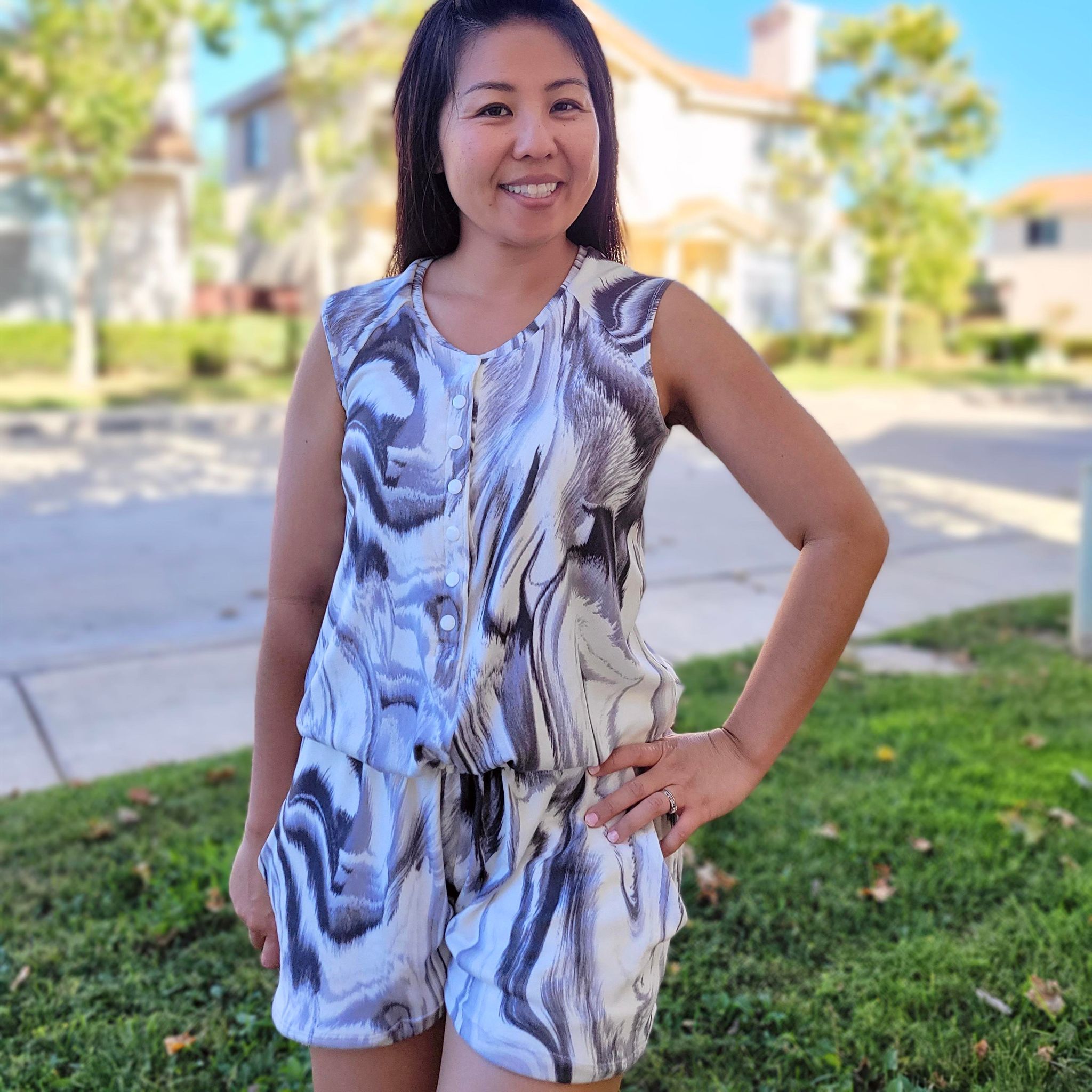 Relaxed Raglan Romper & Dress Pattern