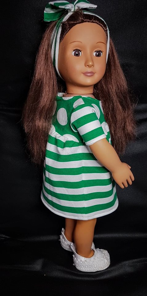 I Love The '90s Doll Dress Pattern