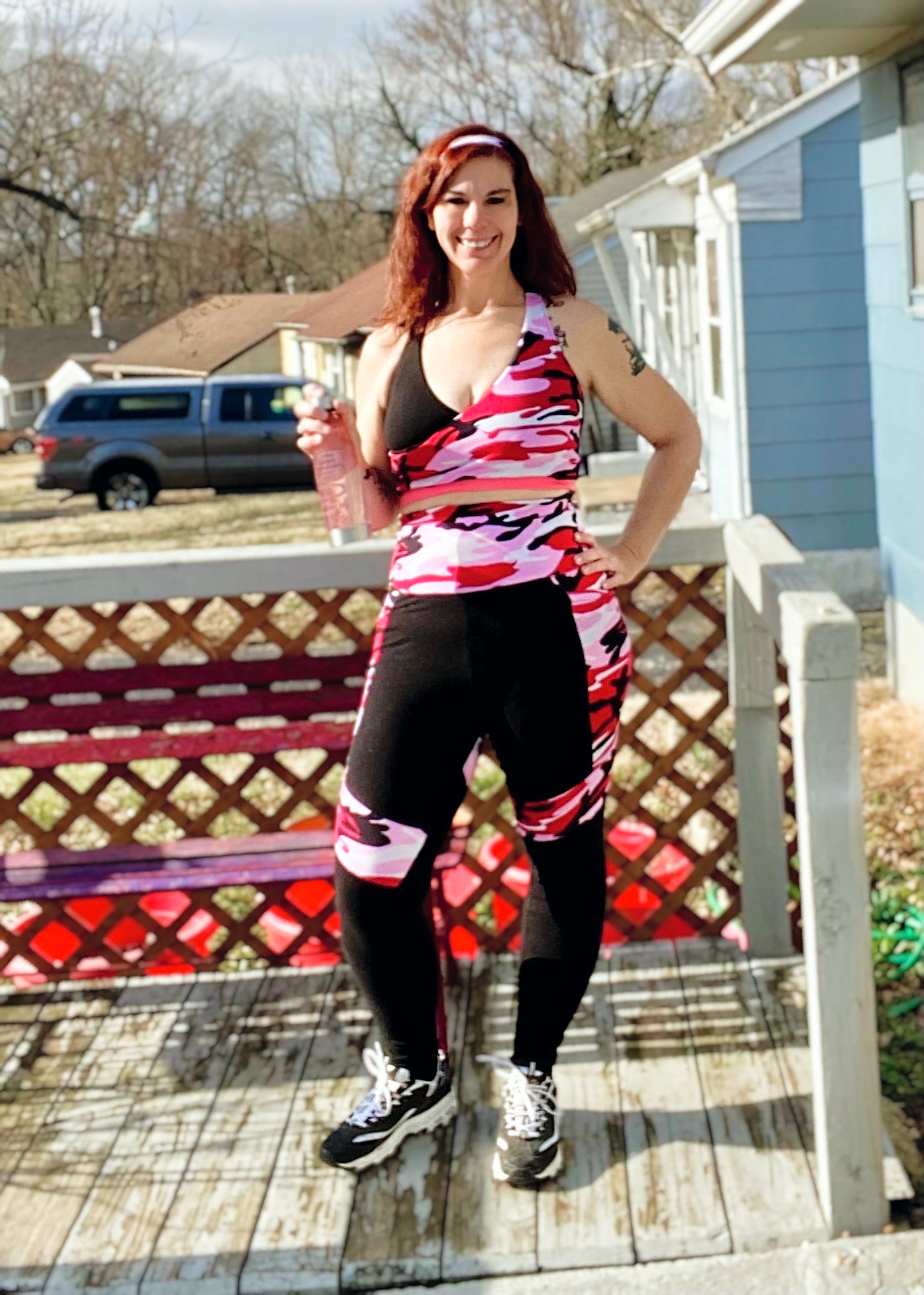 Endurance Color Block Leggings Pattern