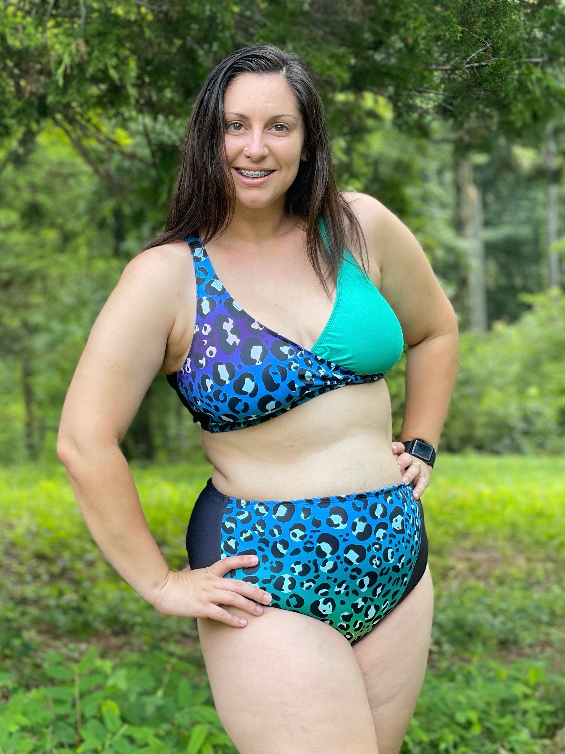 Racerback Wrap Swimsuit