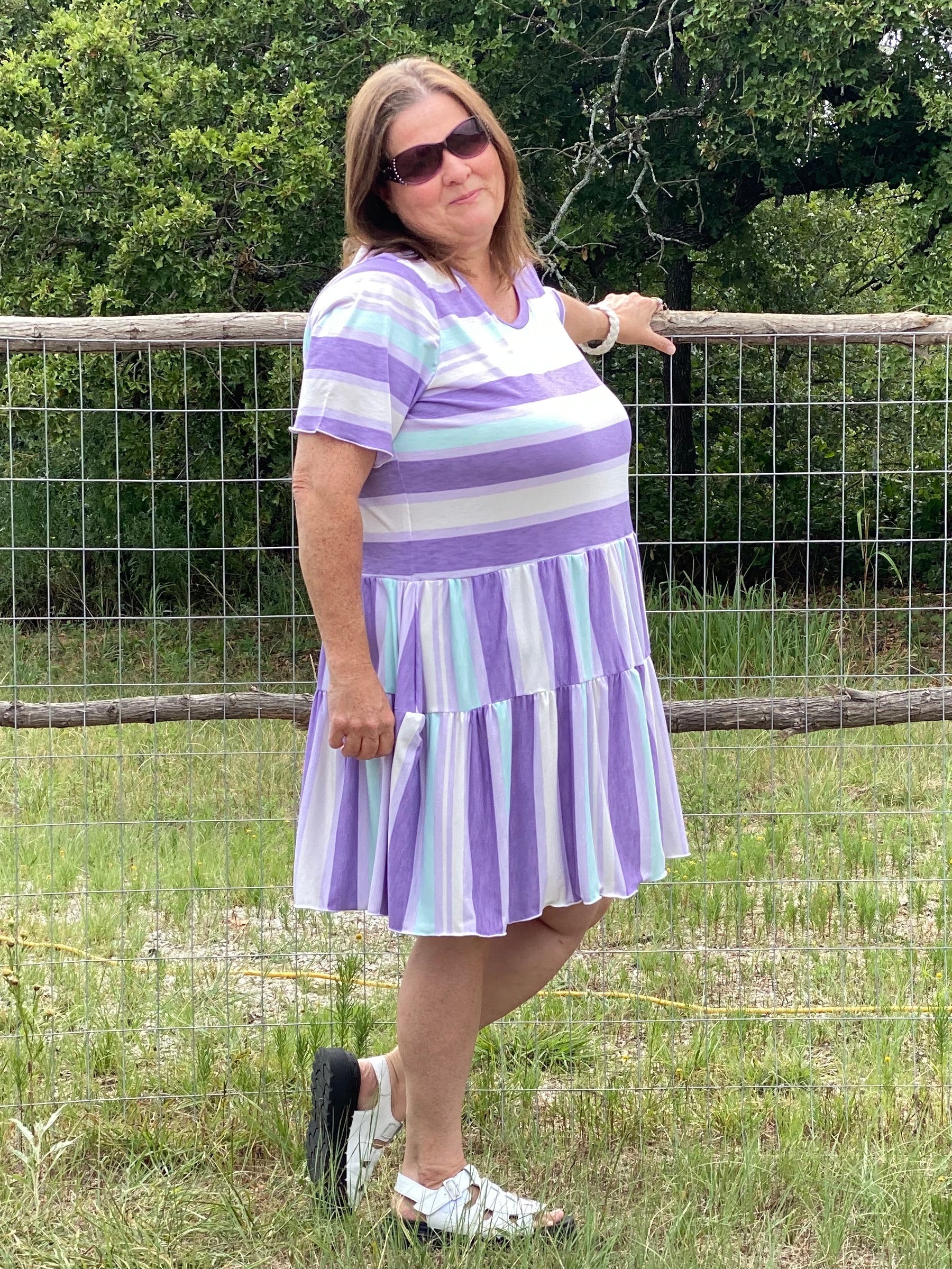 Staycation Tiered Peplum & Dress Pattern