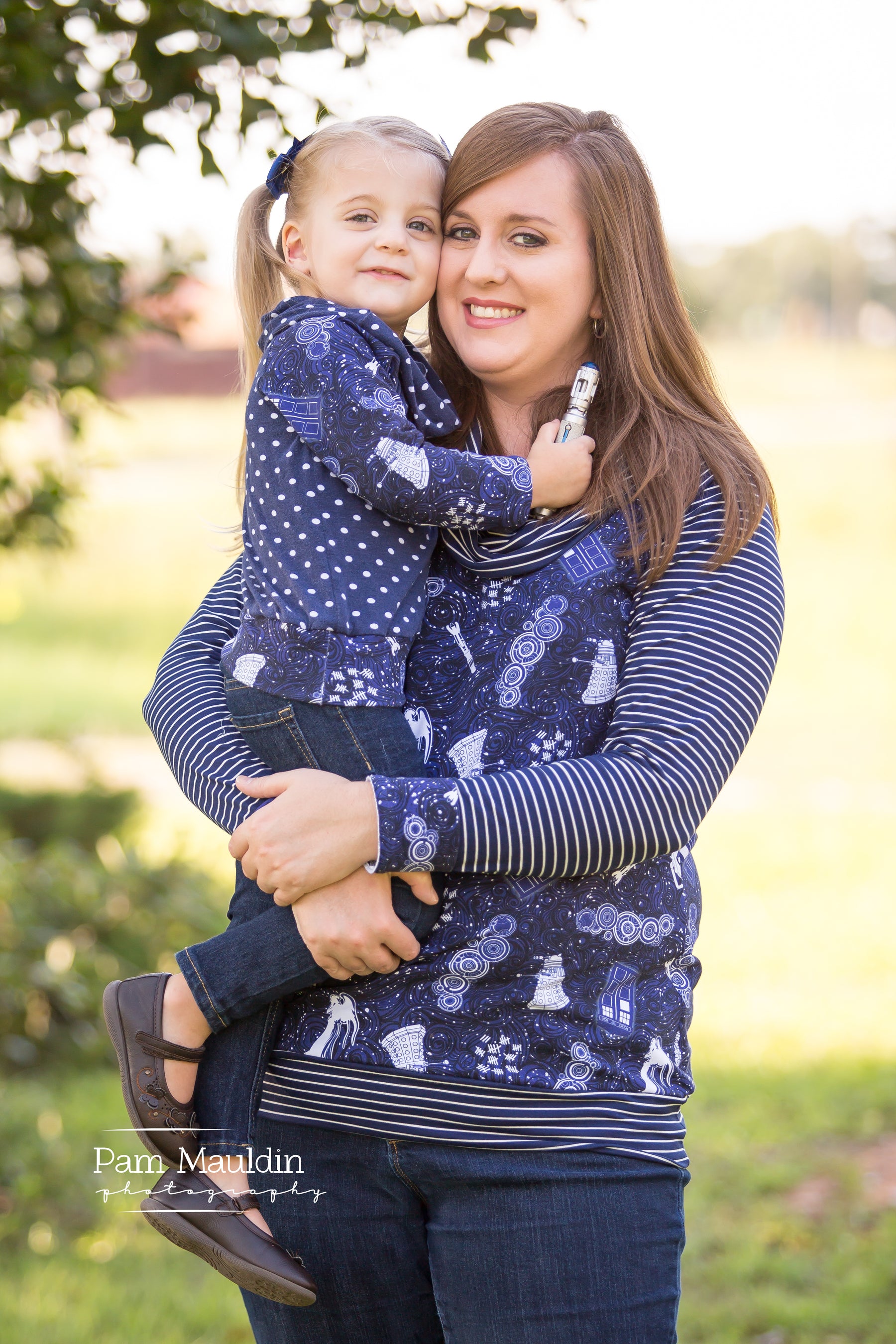 Women & Girl's Going Home Sweater Pattern Bundle - Ellie and Mac, Digital (PDF) Sewing Patterns | USA, Canada, UK, Australia