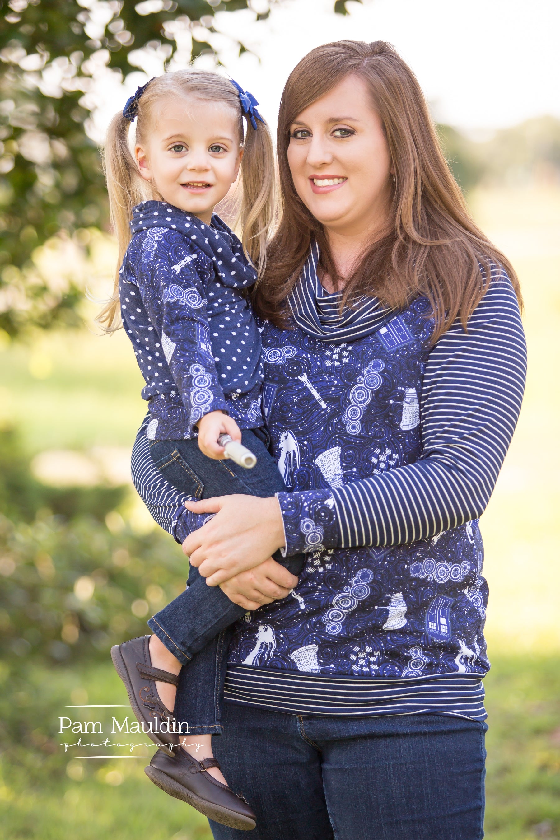 Women & Girl's Going Home Sweater Pattern Bundle - Ellie and Mac, Digital (PDF) Sewing Patterns | USA, Canada, UK, Australia