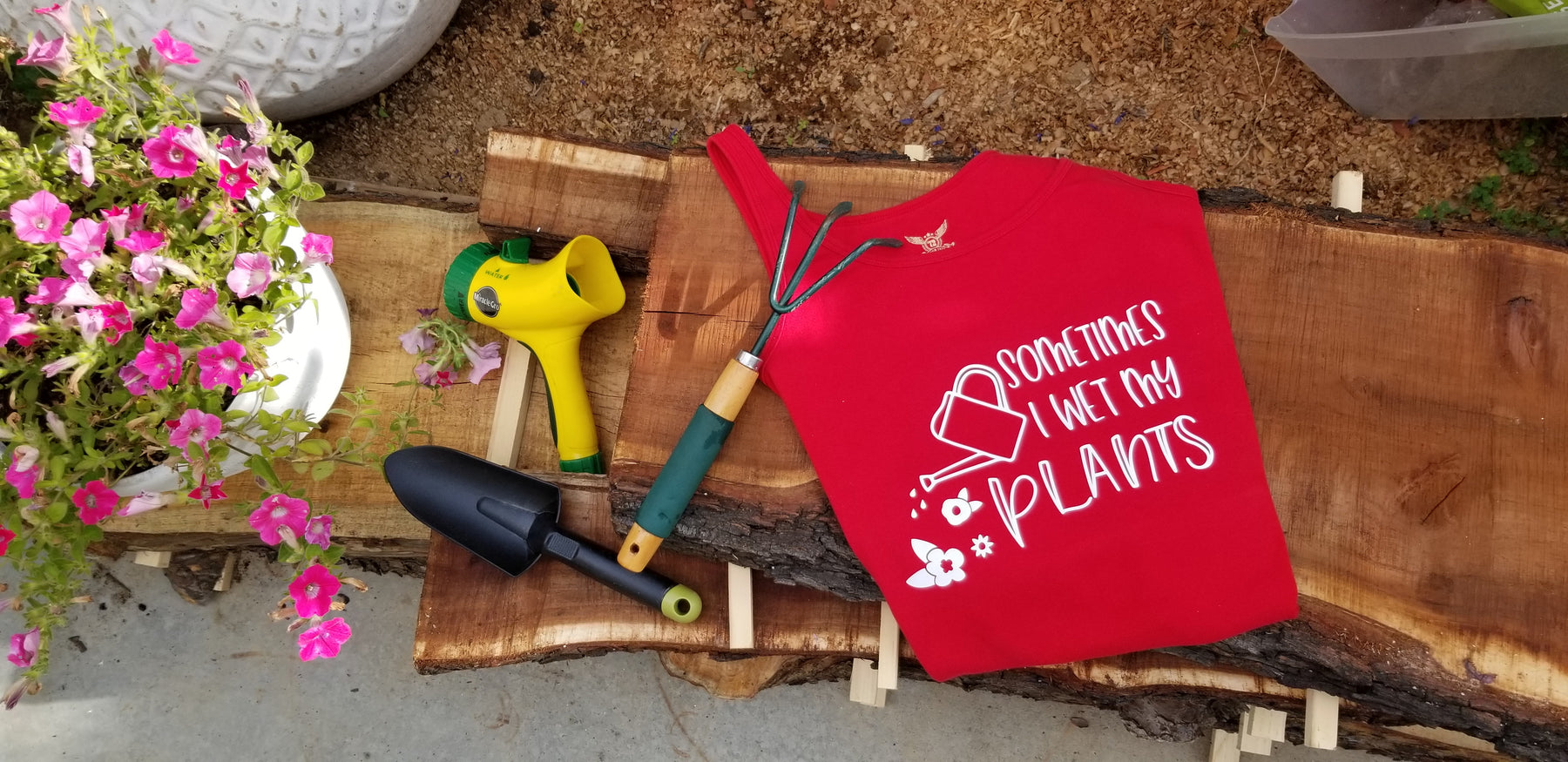 Sometimes I Wet My Plants Cut File