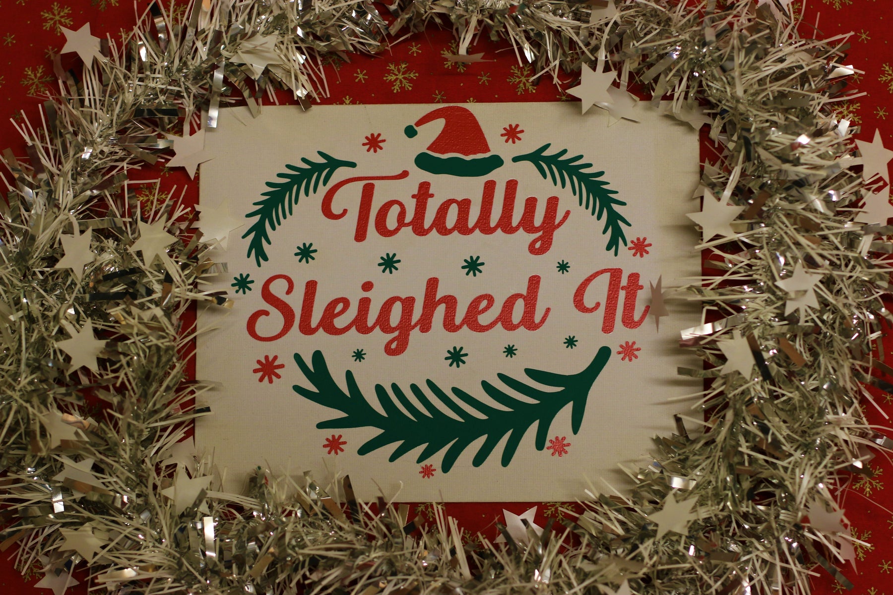 Totally Sleighed It Cut File