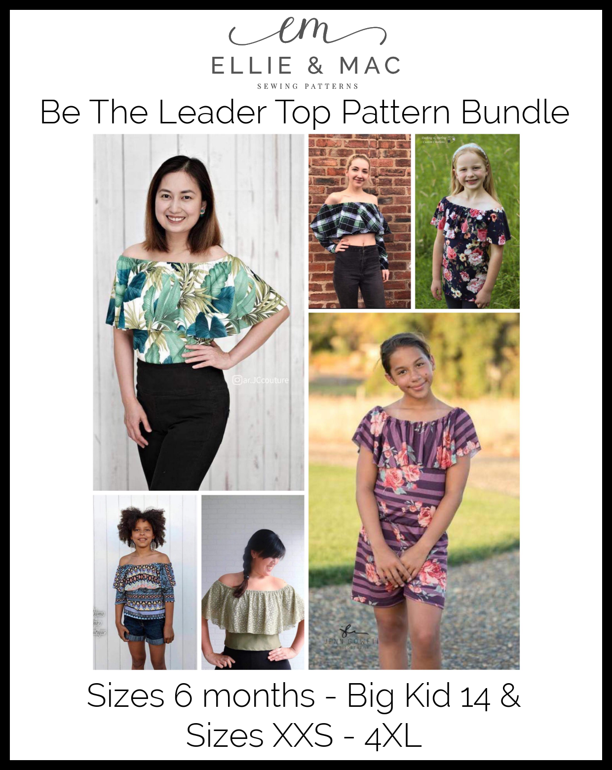 Be The Leader Top Pattern Bundle CLEARANCE