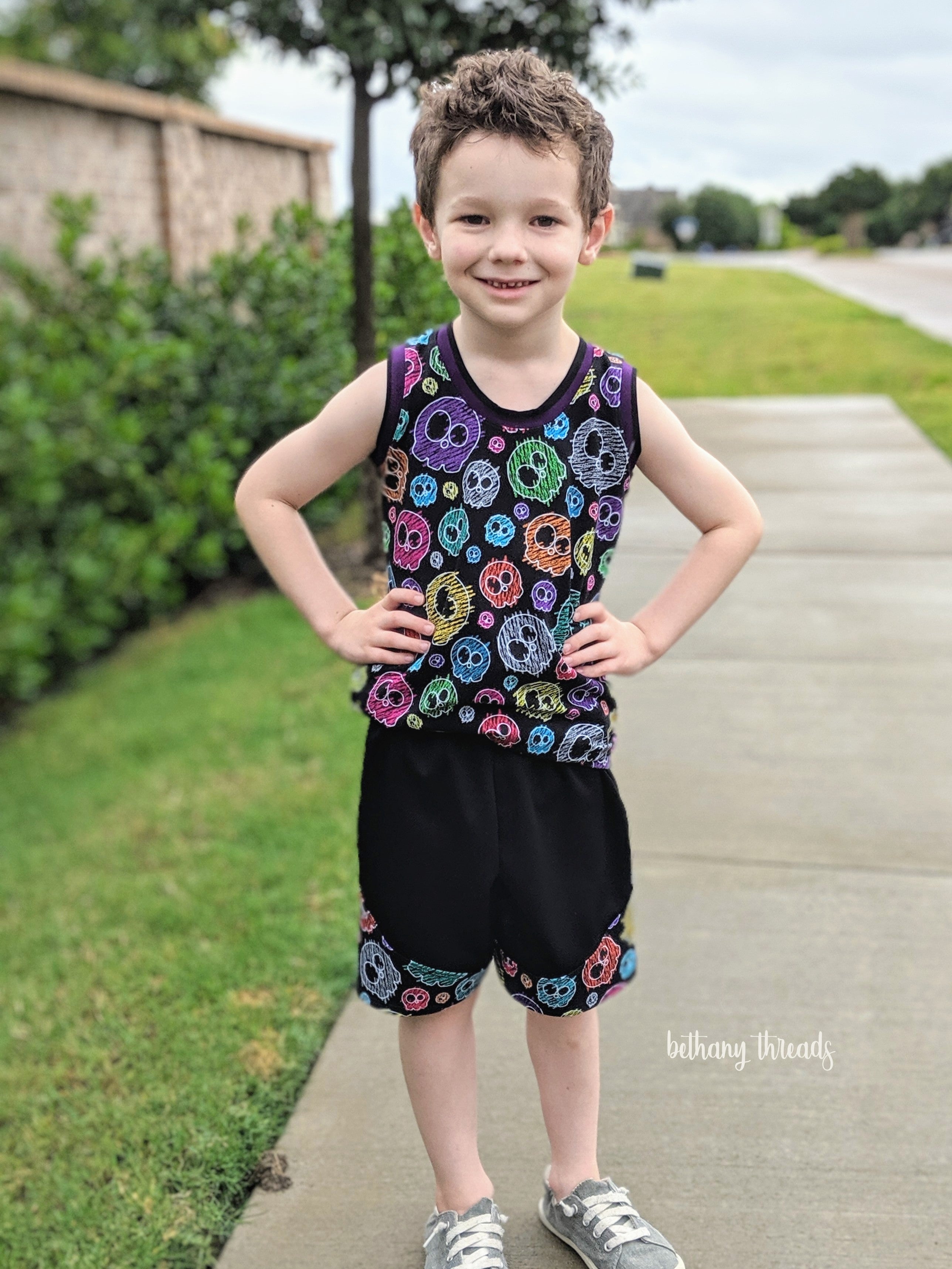 Kids Be Active Shorts Pattern