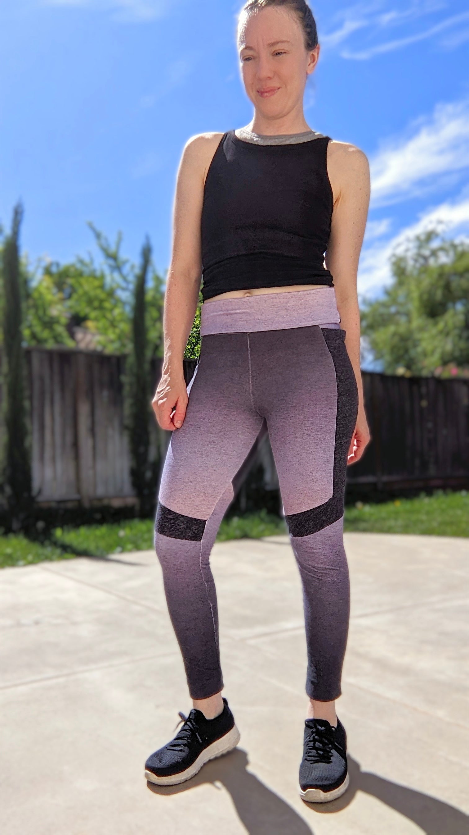 Endurance Color Block Leggings Pattern