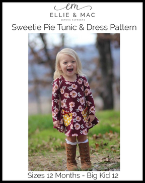 Kids Sweetie Pie Tunic & Dress Pattern