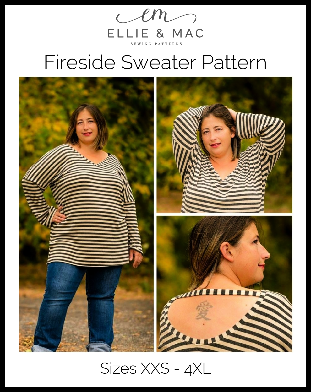 Fireside Top Pattern - Clearance Sale