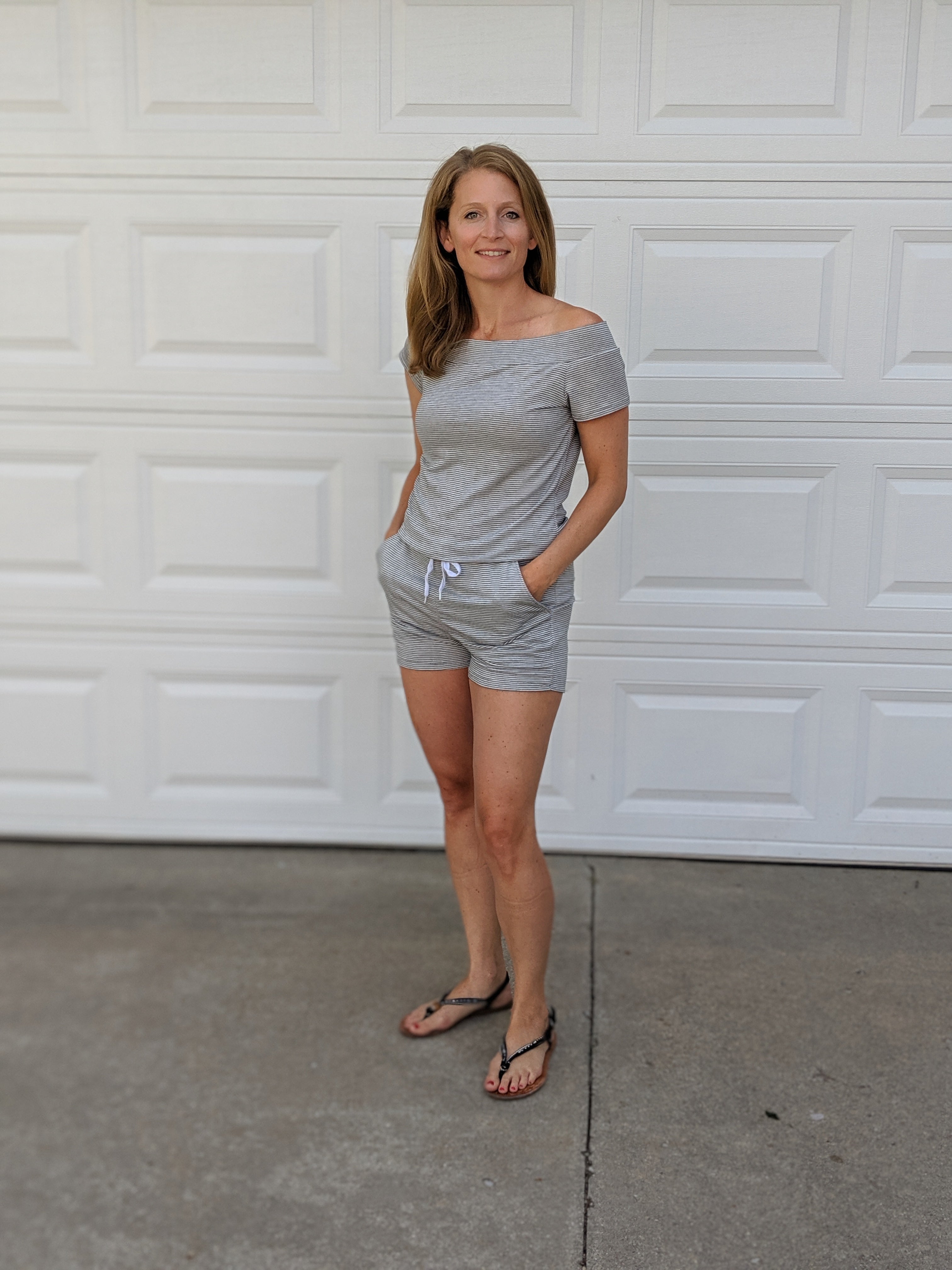Off-Shoulder Romper Pattern