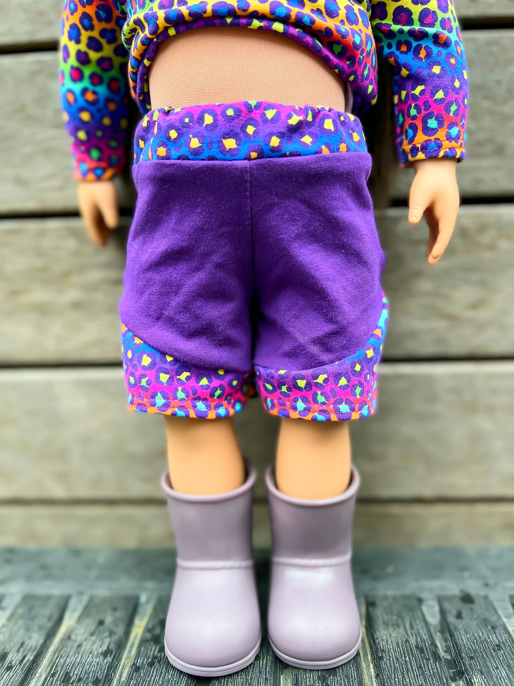 Be Active Shorts & Raglan Tee Doll Pattern Set