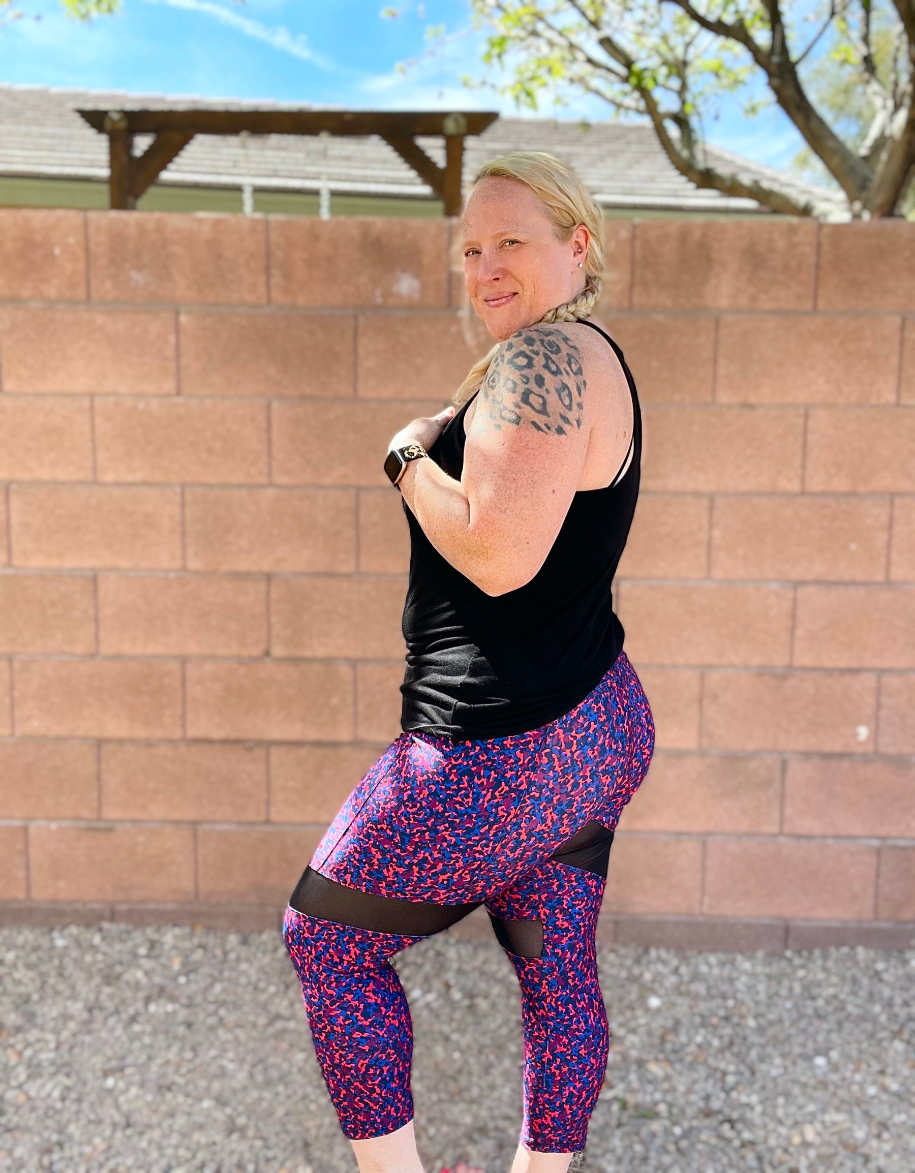 Endurance Color Block Leggings Pattern