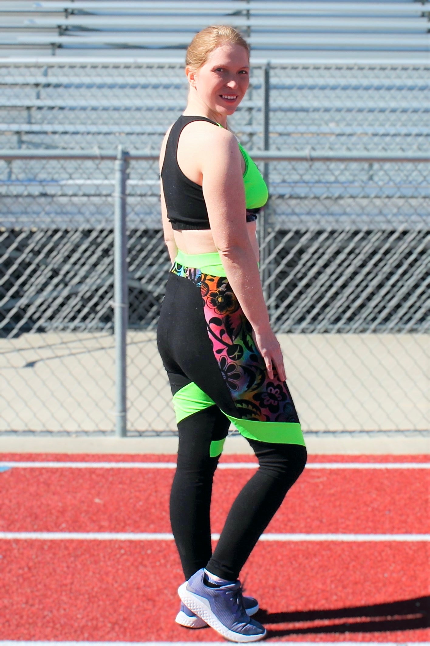 Endurance Color Block Leggings Pattern