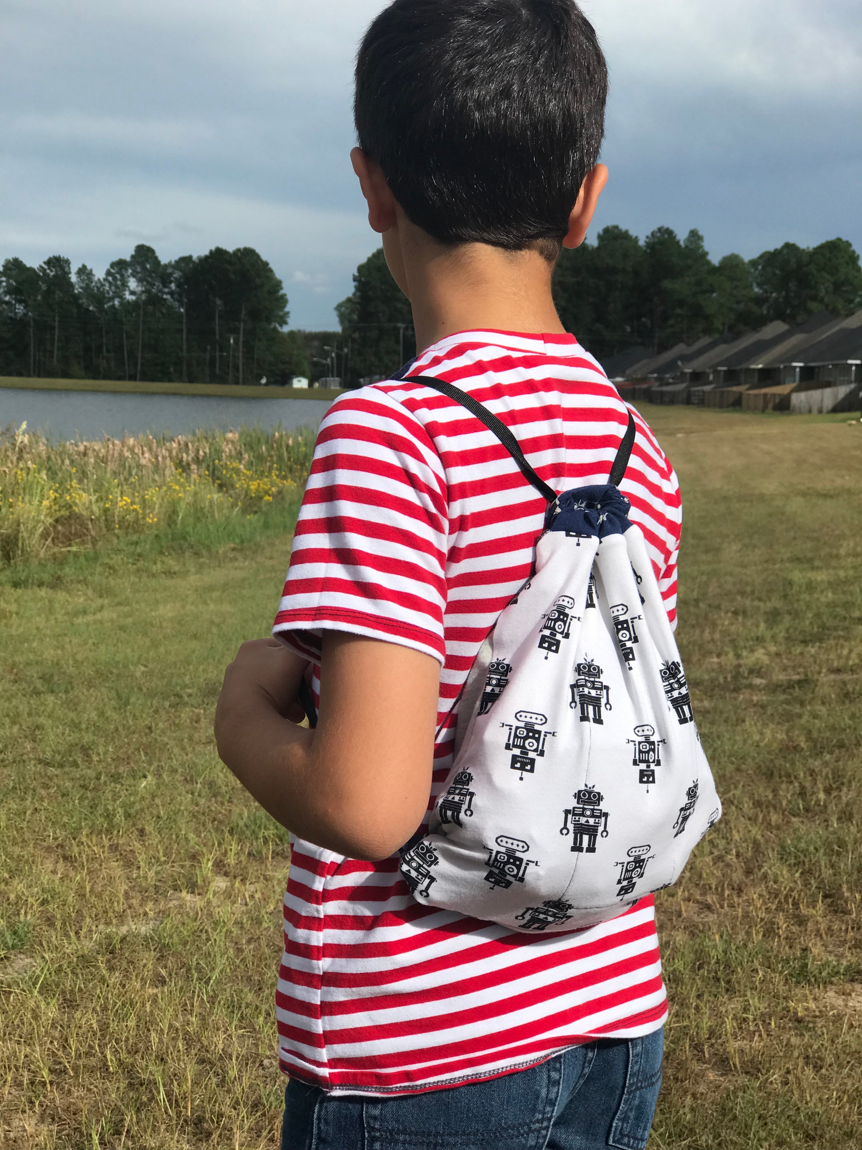 Kids Transformer Jacket Bag Sewing Pattern