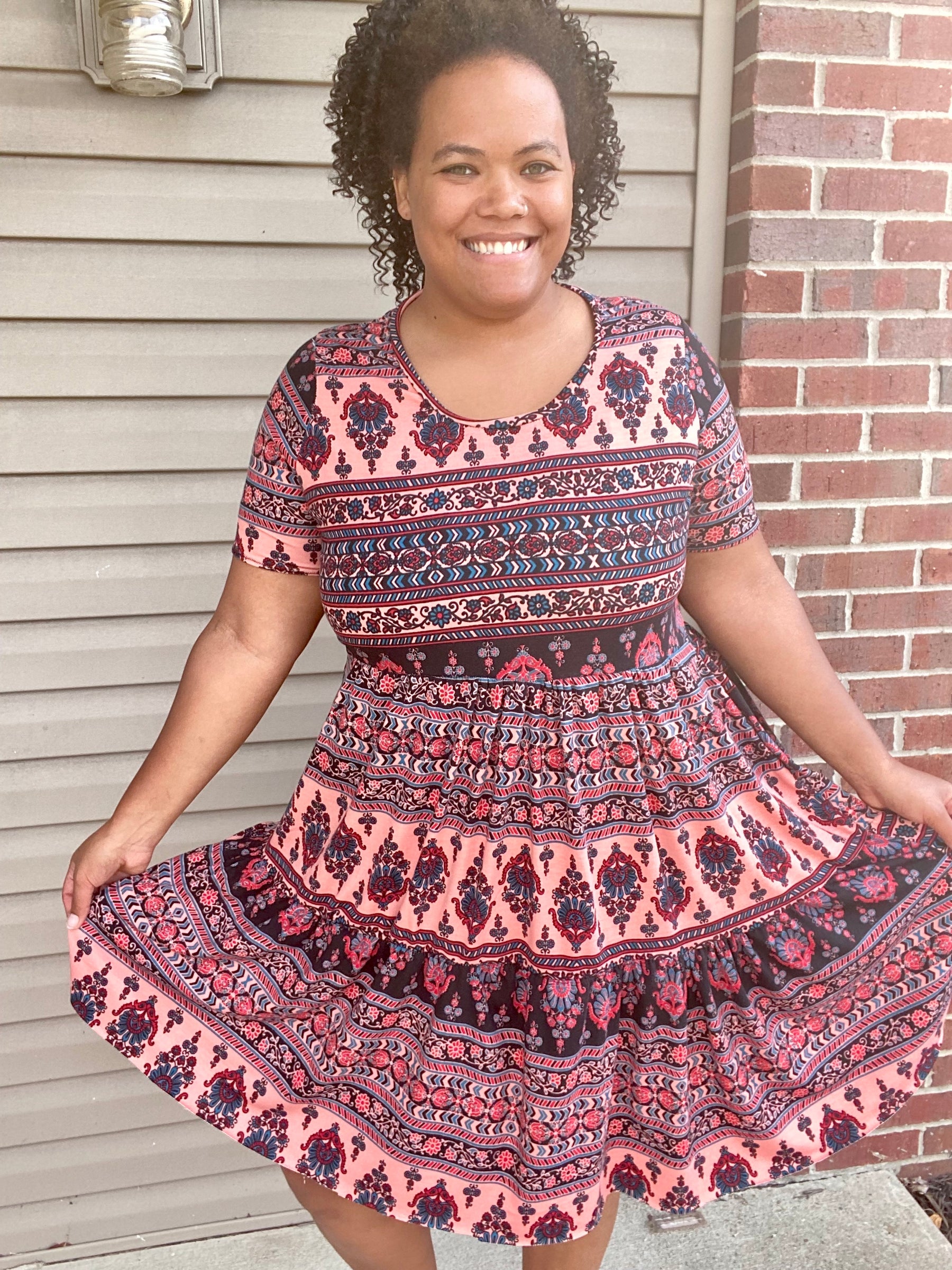 Staycation Tiered Peplum & Dress Pattern