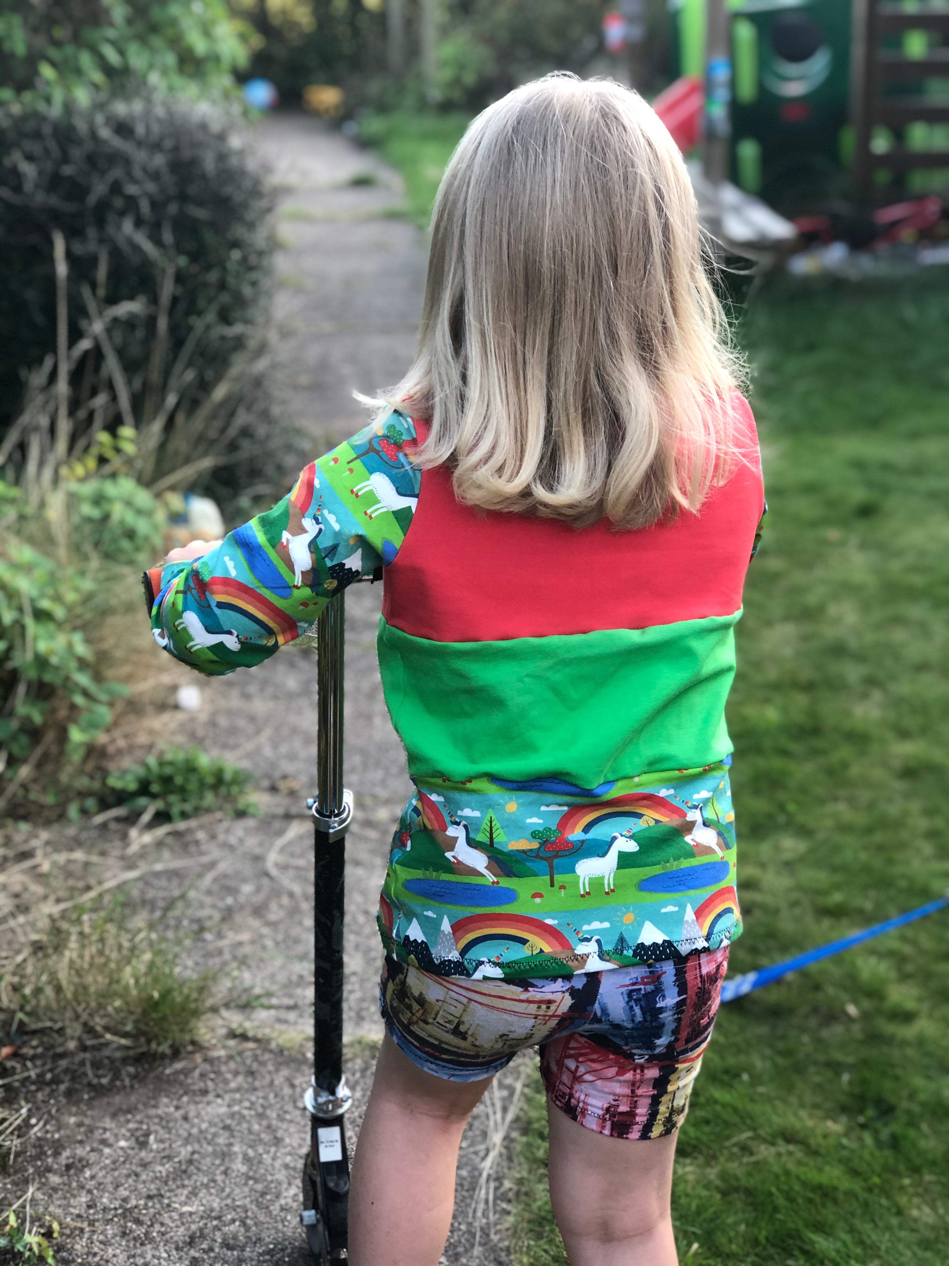 Kids Color-Block Tie Top Pattern