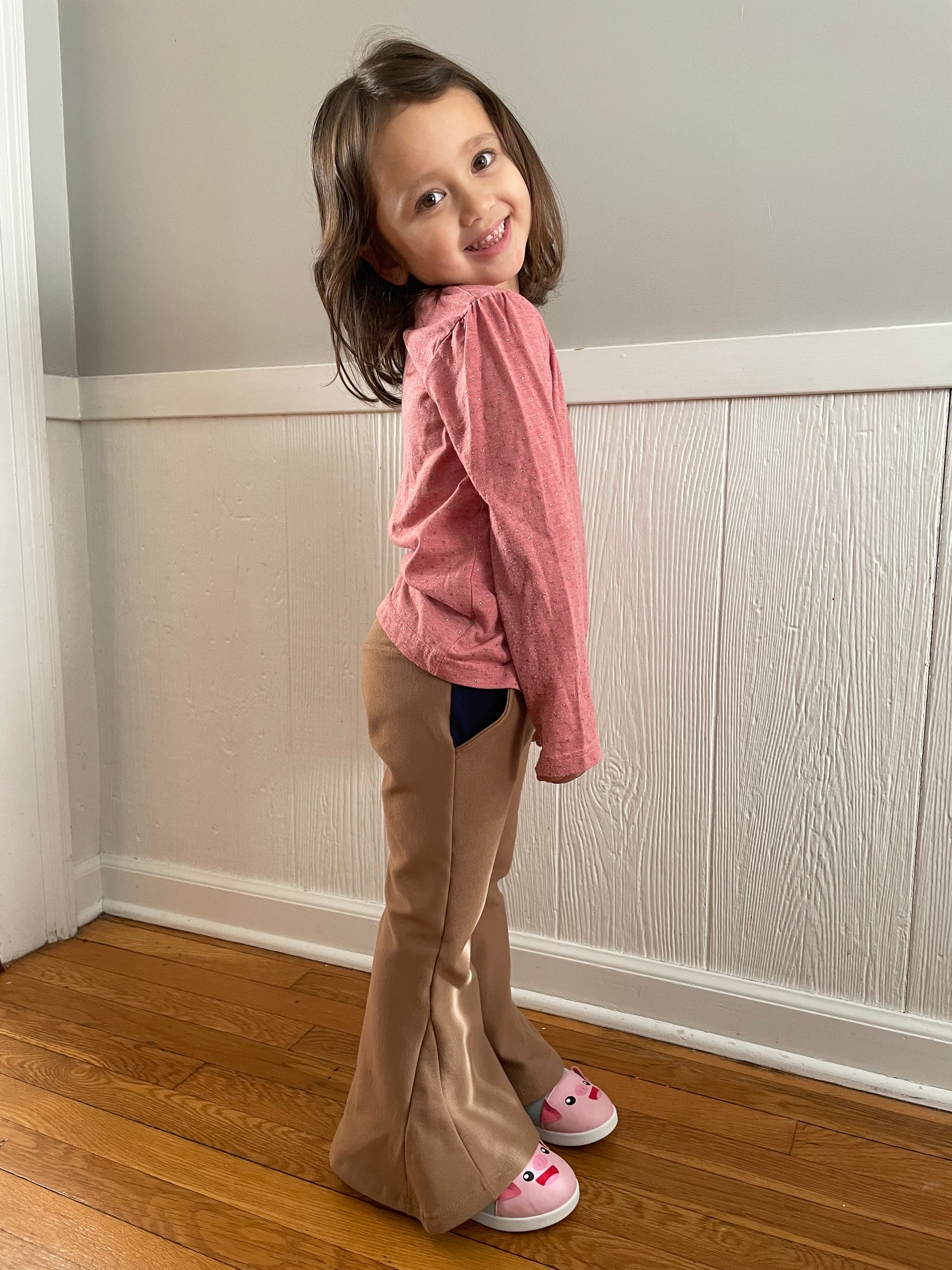 Kids Flare and Straight Pants Pattern