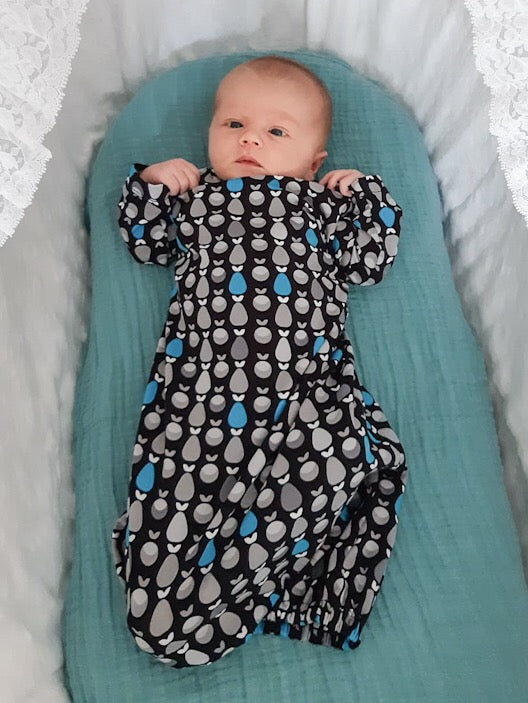 Baby Sleeper Gown & Cap Pattern