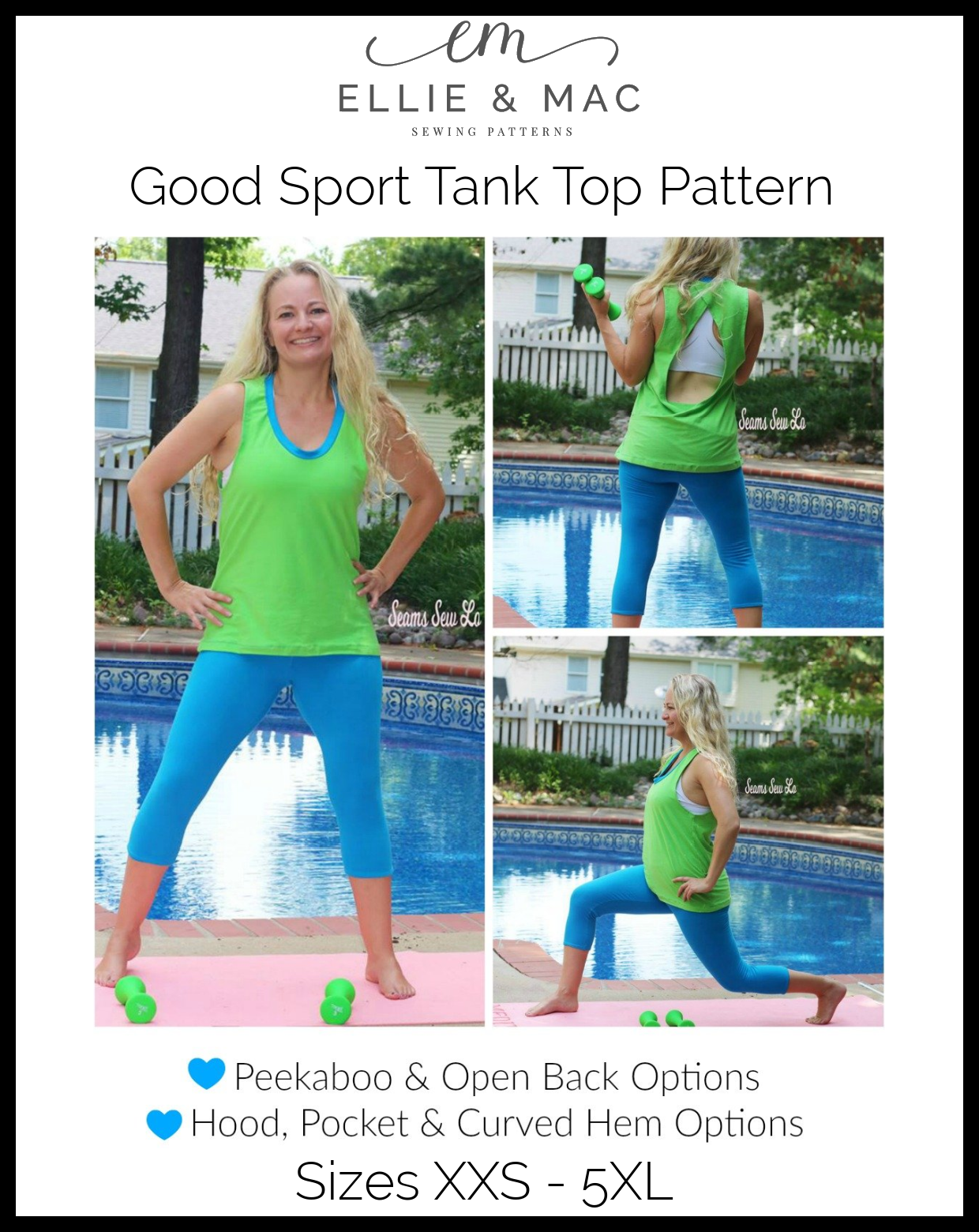 Good Sport Tank Pattern - Clearance Sale