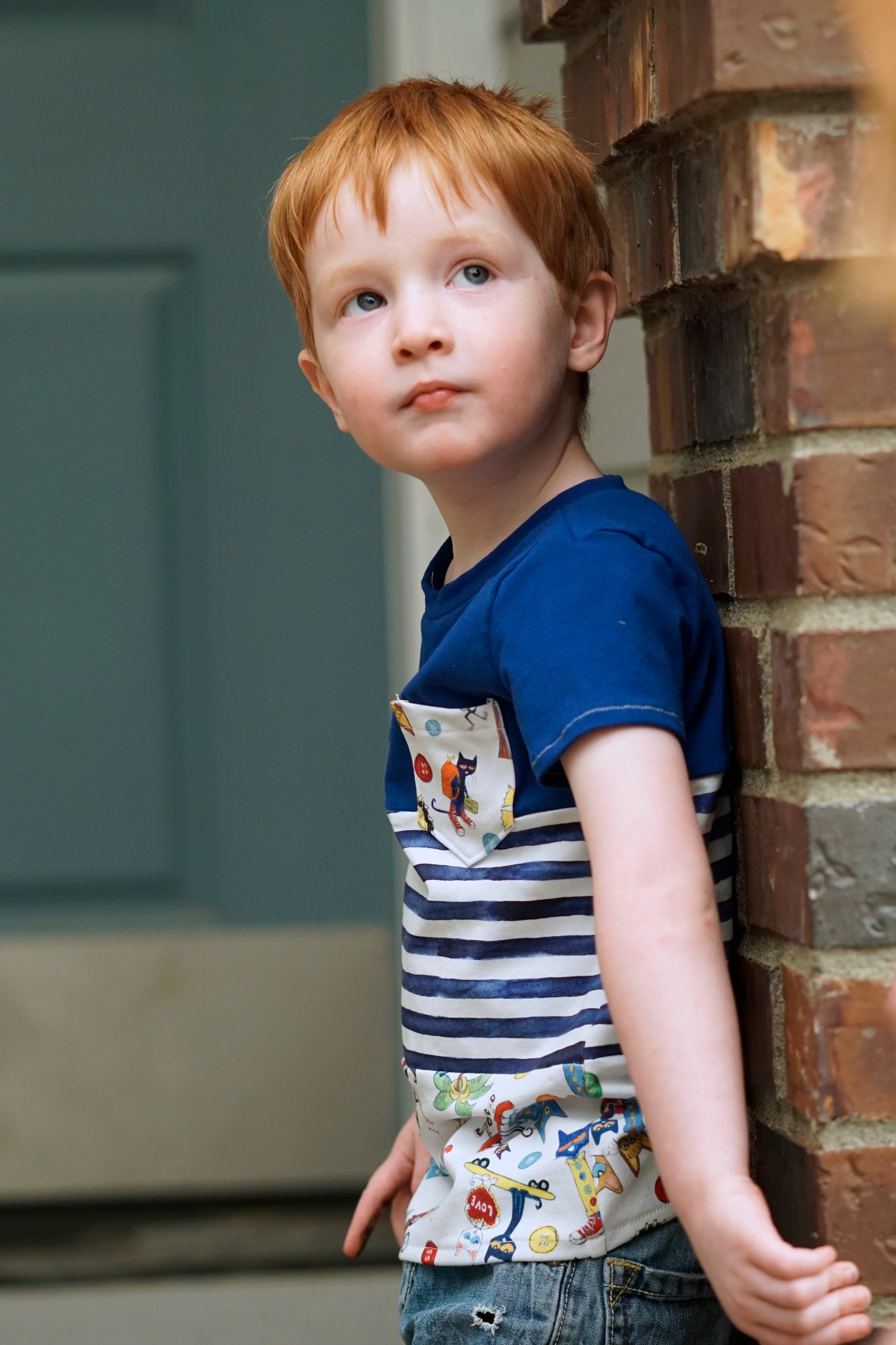 Kids Color-Block Tie Top Pattern