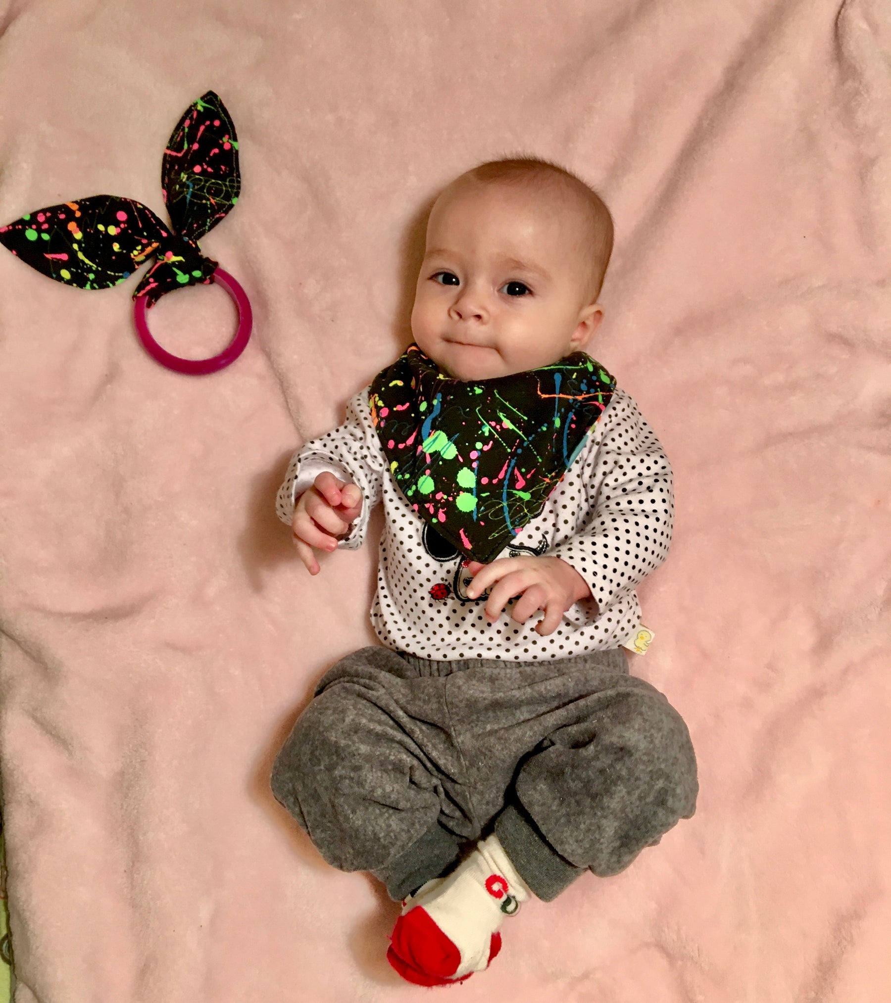 Baby Bib & Bunny Ears Teether Pattern