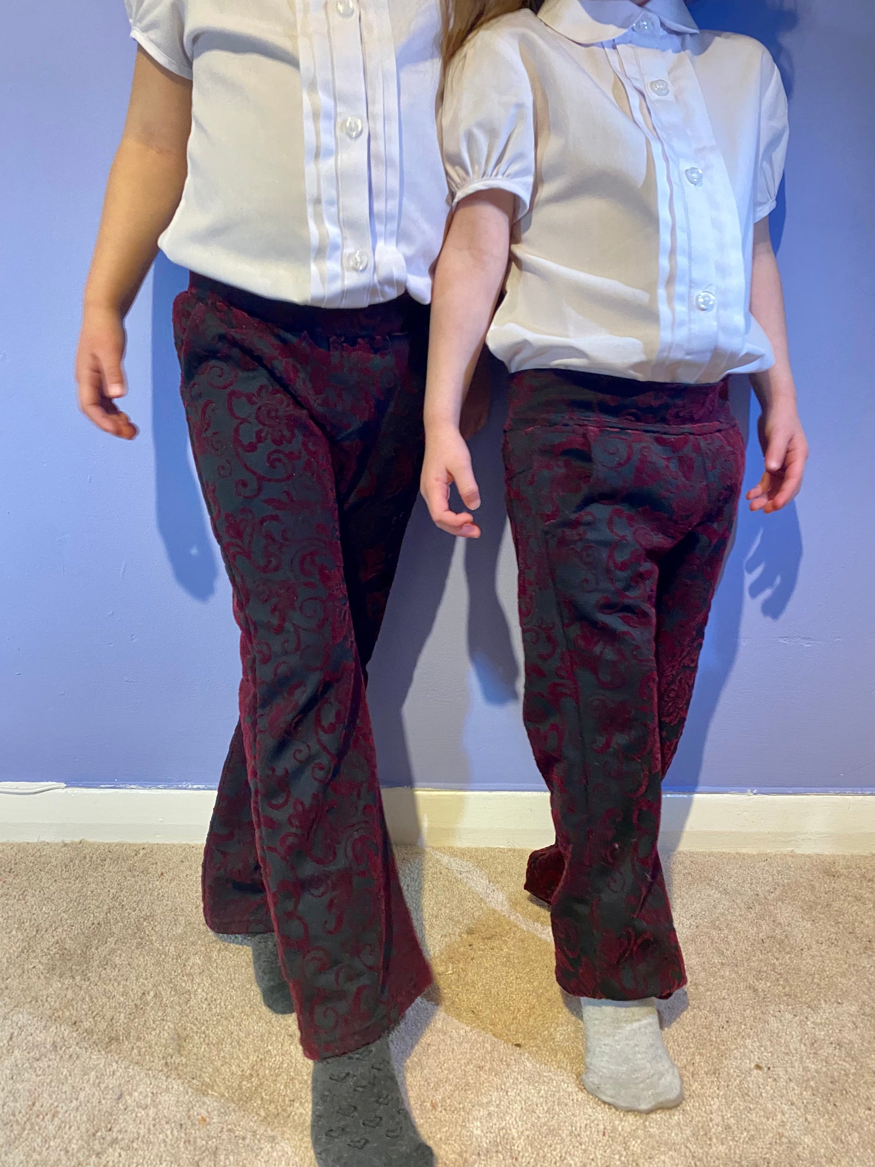 Kids Flare and Straight Pants Pattern