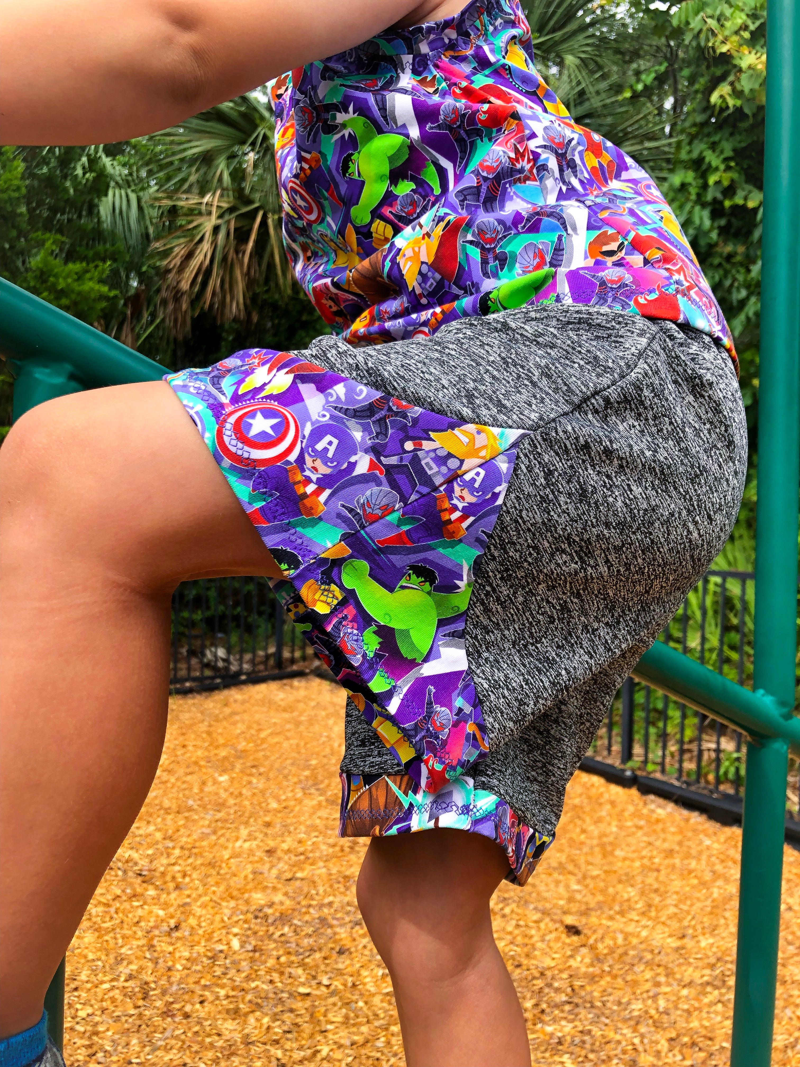 Kids Be Active Shorts Pattern