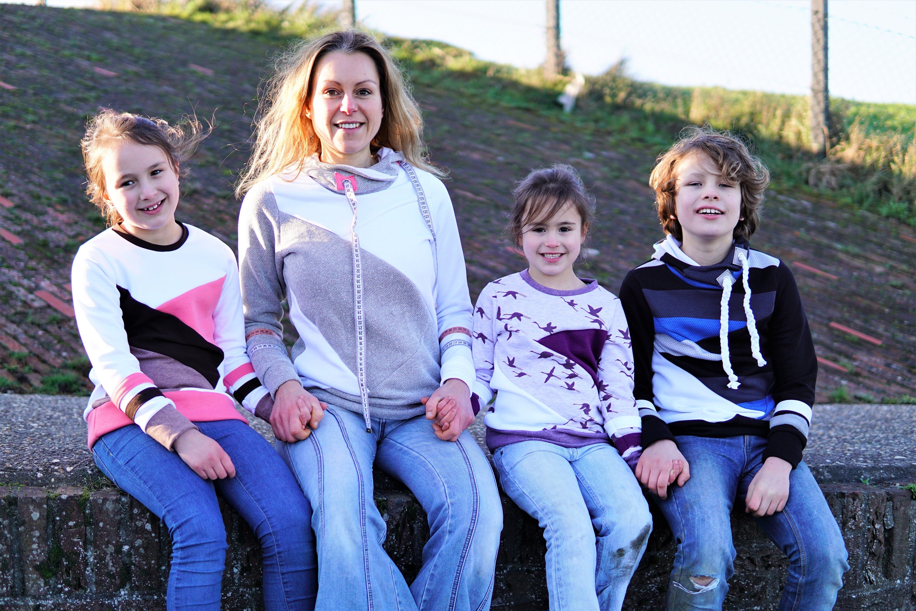 Adult & Kids Sew Scrappy Top Sewing Pattern Bundle