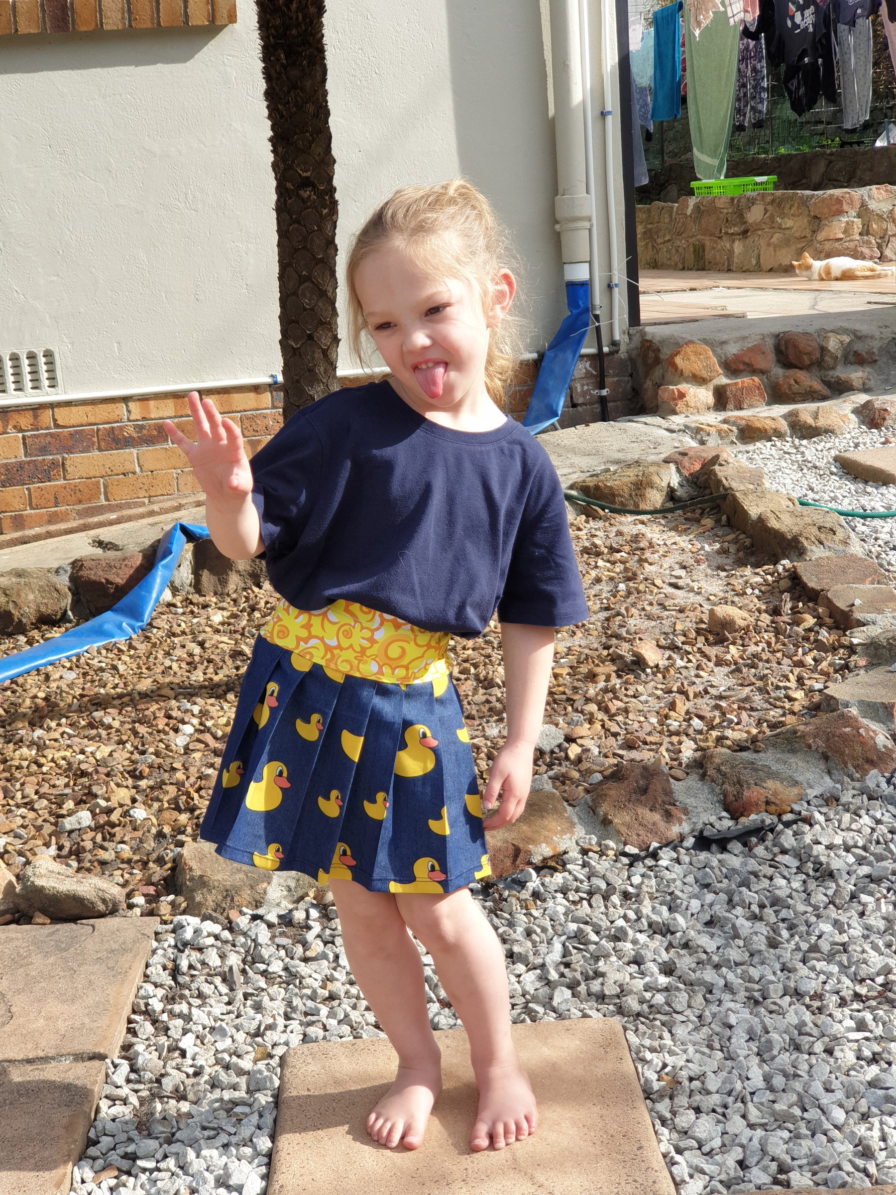 Kids High Waisted Skirt Pattern