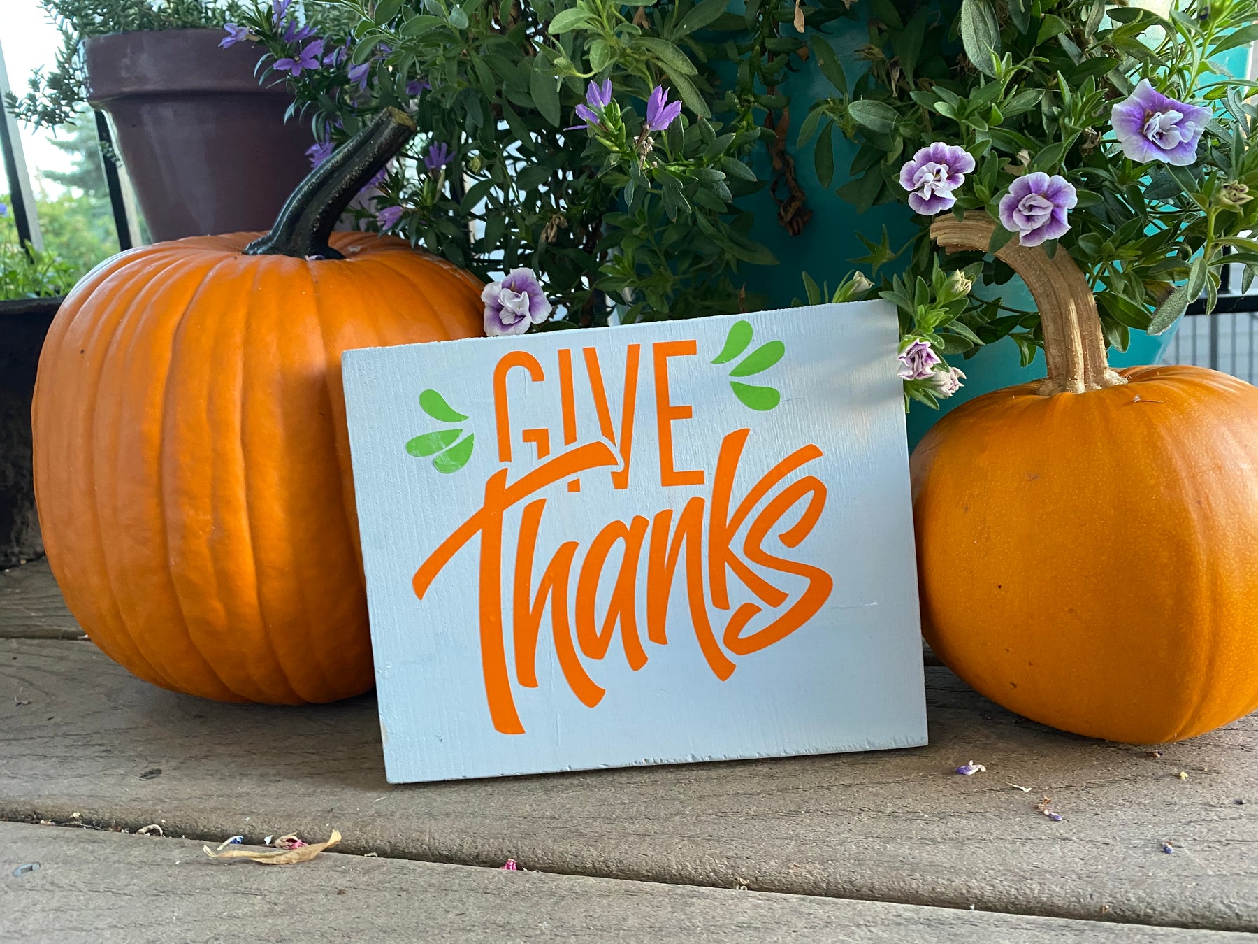 Give Thanks Cut File