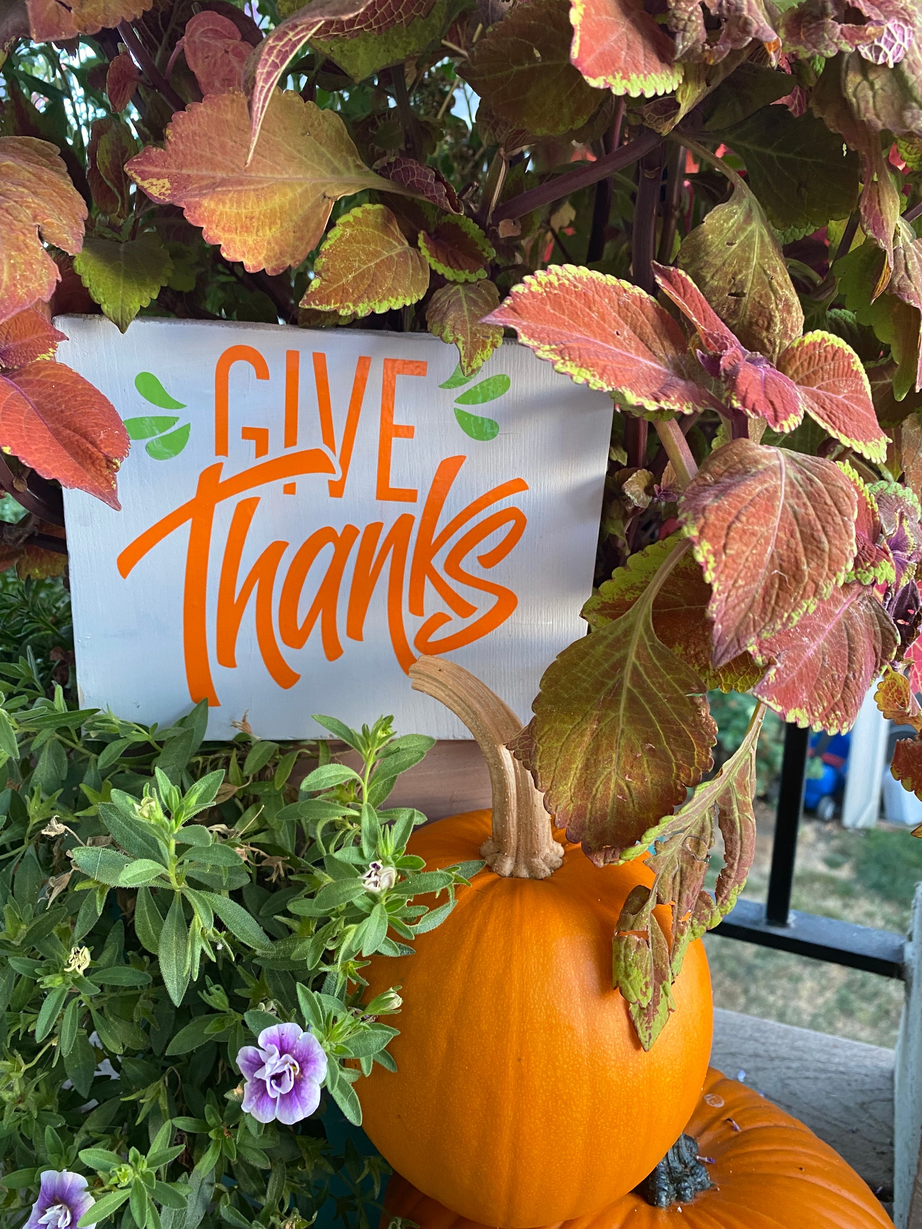 Give Thanks Cut File