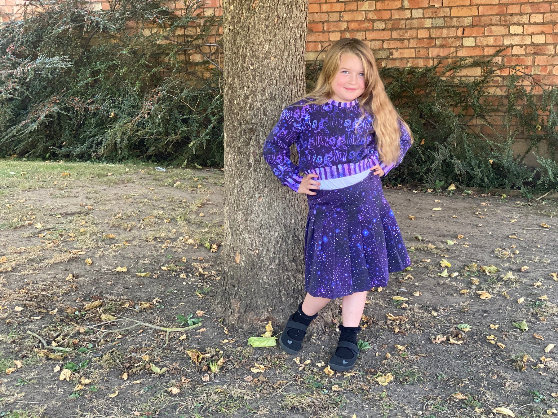 Kids High Waisted Skirt Pattern