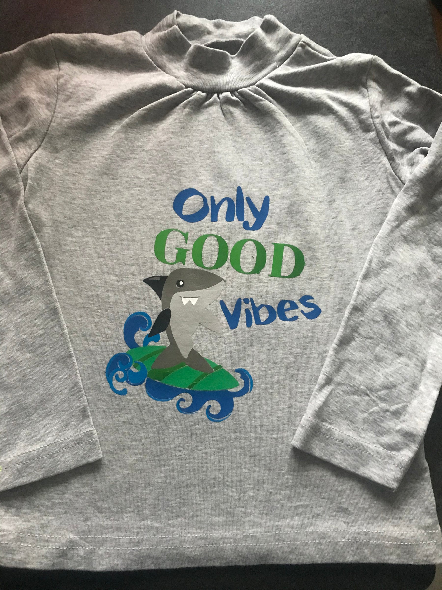 Only Good Vibes Shark Cut File