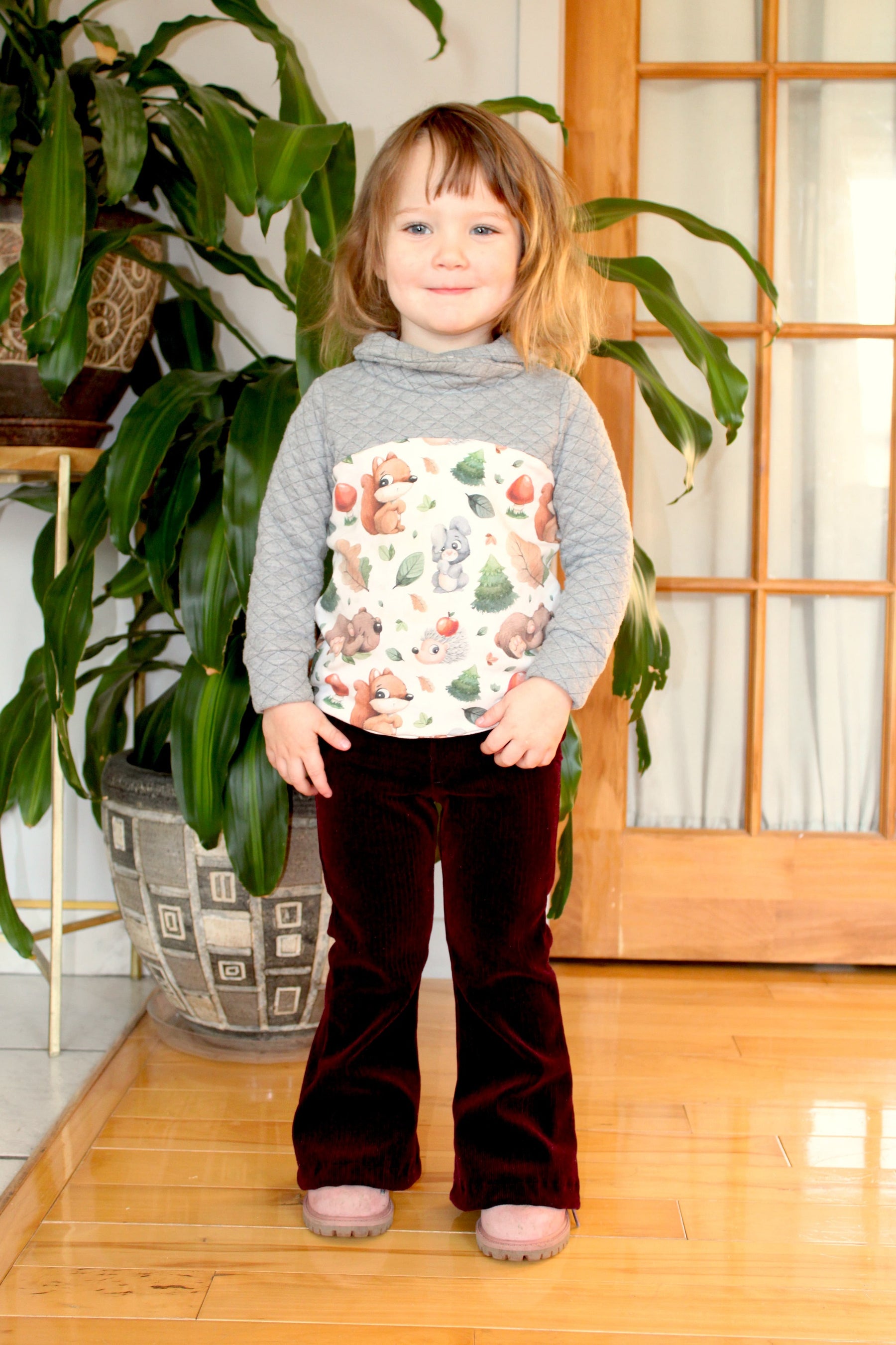 Kids Flare and Straight Pants Pattern