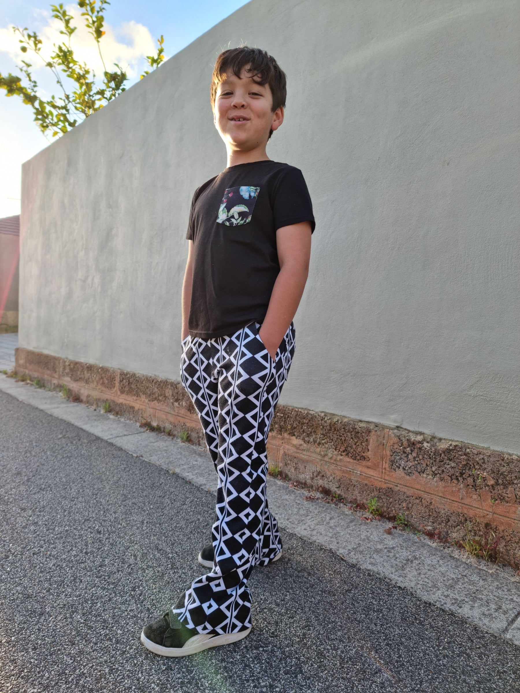 Kids Flare and Straight Pants Pattern