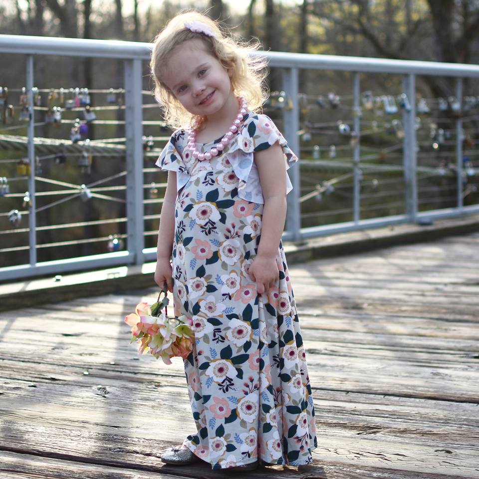 Girl's Be Dreamy Dress Pattern - Ellie and Mac, Digital (PDF) Sewing Patterns | USA, Canada, UK, Australia