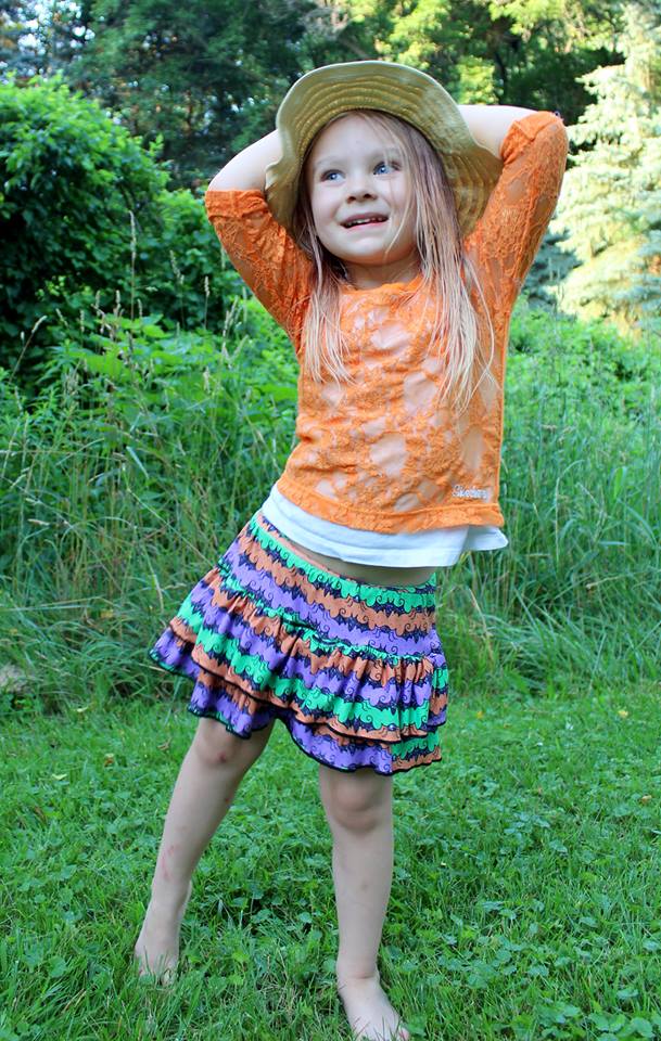 Be Frilly Skirt Pattern - Ellie and Mac, Digital (PDF) Sewing Patterns | USA, Canada, UK, Australia